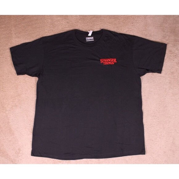 Stranger Things Netflix Embroidered Logo Tee T-Shirt (2XL) - NEW W/OUT TAGS! - Picture 1 of 6